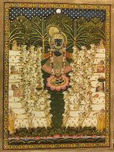 Load image into Gallery viewer, Shreenathji painting with cows