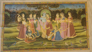 Traditional Radha Krishna Painting