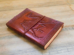 Handmade Camel Embossed Notebook