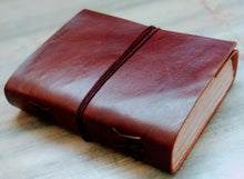 Load image into Gallery viewer, Brown Colour Leather Journal Handmade