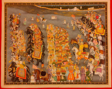 Load image into Gallery viewer, Handmade Shah Jahan Padshahnama Finest Wall Decor Large Art Work