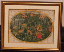 Load image into Gallery viewer, Hand Painted Mughal Hunting Fight Scene Miniature Painting India Artwork - ArtUdaipur