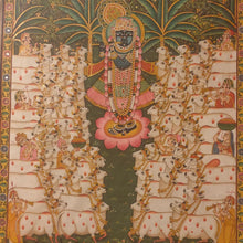 Load image into Gallery viewer, Hand Painted Shrinathji Pichwai Artwork
