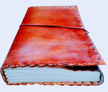 Load image into Gallery viewer, Hand Stitched Leather Journal Notebook Diary