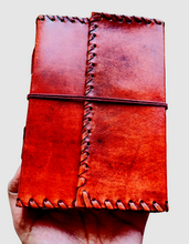 Load image into Gallery viewer, Hand Stitched Leather Journal