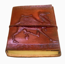 Load image into Gallery viewer, Handmade Leather Bound Diary Journal