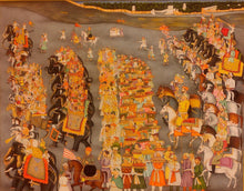 Load image into Gallery viewer, Handmade Shah Jahan Padshahnama Finest Wall Decor Large Art Work