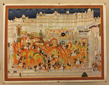 Load image into Gallery viewer, Holi Festival Finest Hand Painted Original Indian Miniature Painting