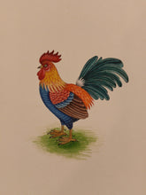 Load image into Gallery viewer, Hand Painted Hen Animal Miniature Painting India Artwork Paper Nature - ArtUdaipur