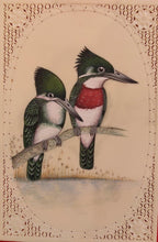 Load image into Gallery viewer, Bird Painting Synthetic Ivory Artwork