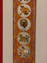Load image into Gallery viewer, Hand Painted Procession Miniature Painting India Art on Silk Nature Animal - ArtUdaipur