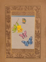 Load image into Gallery viewer, Hand Painted Butterfly Bird Birds Miniature Painting India Art - ArtUdaipur