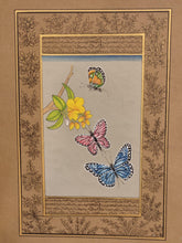 Load image into Gallery viewer, Hand Painted Butterfly Bird Birds Miniature Painting India Art - ArtUdaipur