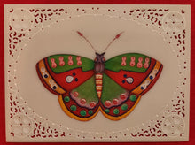 Load image into Gallery viewer, Exotic Butterfly Bird on Synthetic Ivory Painting Art - ArtUdaipur