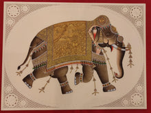 Load image into Gallery viewer, Hand Painted Tiger Animal Miniature Painting India Art Faux Synthetic Ivory - ArtUdaipur