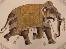 Load image into Gallery viewer, Hand Painted Tiger Animal Miniature Painting India Art Faux Synthetic Ivory - ArtUdaipur