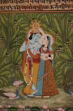 Load image into Gallery viewer, Krishna Radha Paper Painting Artwork
