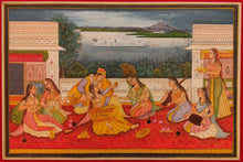 Load image into Gallery viewer, Mughal Emperor Love Scene Painting