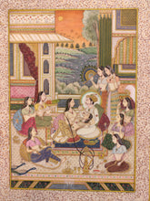 Load image into Gallery viewer, Indian Mughal Style Miniature Painting