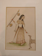 Load image into Gallery viewer, Handmade Indian Miniature Ragini Painting Paper Colors Art Traditional Exquisite - ArtUdaipur