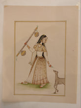 Load image into Gallery viewer, Handmade Indian Miniature Ragini Painting Paper Colors Art Traditional Exquisite - ArtUdaipur