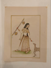 Load image into Gallery viewer, Handmade Indian Miniature Ragini Painting Paper Colors Art Traditional Exquisite - ArtUdaipur