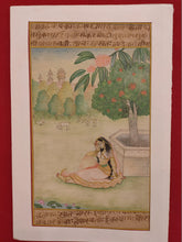 Load image into Gallery viewer, Handmade Indian Miniature Ragini Painting Paper Colors Art Traditional Exquistie - ArtUdaipur