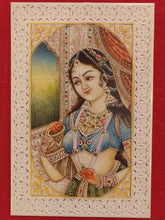 Load image into Gallery viewer, Handmade Indian Miniature Ragini Painting Synthetic Ivory Colors Traditional - ArtUdaipur