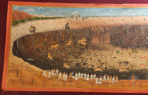 Famous Hunting Painting Indian Miniature Art with Deep Meaning - ArtUdaipur
