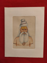 Load image into Gallery viewer, Indian Hand Painted Sadhu Miniature Painting Paper Colors Natural Art - ArtUdaipur