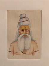 Load image into Gallery viewer, Indian Hand Painted Sadhu Miniature Painting Paper Colors Natural Art - ArtUdaipur