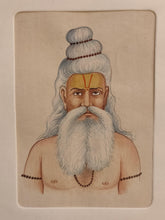 Load image into Gallery viewer, Indian Hand Painted Sadhu Miniature Painting Paper Colors Natural Art - ArtUdaipur