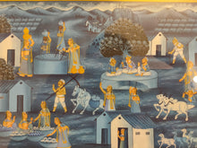 Load image into Gallery viewer, Rural Poor Indian Village Life Art with a Meaning Miniature Painting - ArtUdaipur