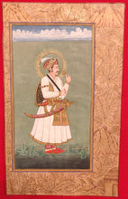 Load image into Gallery viewer, Hand Painted Mughal Maharajah King Portrait Miniature Painting India Paper - ArtUdaipur