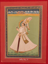 Load image into Gallery viewer, Hand Painted Rajasthani Maharajah King Portrait Miniature Painting India Art - ArtUdaipur