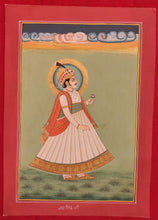 Load image into Gallery viewer, Hand Painted Rajasthani Maharajah King Portrait Miniature Painting India Mewar - ArtUdaipur