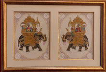Load image into Gallery viewer, Hand Painted Mughal Maharajah Ambabari Miniature Painting India Artwork Framed Royal - ArtUdaipur