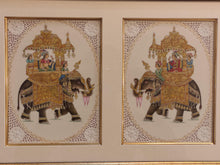 Load image into Gallery viewer, Hand Painted Mughal Maharajah Ambabari Miniature Painting India Artwork Framed Royal - ArtUdaipur