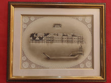 Load image into Gallery viewer, Hand Painted Udaipur City Rajasthani Lake Palace Miniature Painting Scene Artwork Framed Frame Fine Art - ArtUdaipur