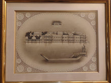 Load image into Gallery viewer, Hand Painted Udaipur City Rajasthani Lake Palace Miniature Painting Scene Artwork Framed Frame Fine Art - ArtUdaipur