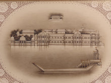 Load image into Gallery viewer, Hand Painted Udaipur City Rajasthani Lake Palace Miniature Painting Scene Artwork Framed Frame Fine Art - ArtUdaipur