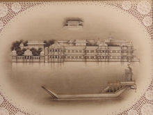 Load image into Gallery viewer, Hand Painted Udaipur City Rajasthani Lake Palace Miniature Painting Scene Artwork Framed Frame Fine Art - ArtUdaipur