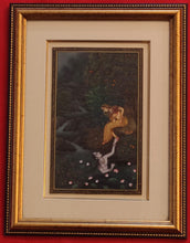 Load image into Gallery viewer, Lord Krishna Radha HandPainted Indian Miniature Painting - ArtUdaipur