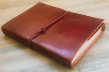 Load image into Gallery viewer, Handmade Leather Notebook