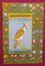 Load image into Gallery viewer, Courage Eagle Bird on Paper Indian Miniature Painting - ArtUdaipur