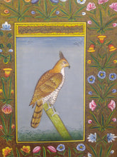 Load image into Gallery viewer, Courage Eagle Bird on Paper Indian Miniature Painting - ArtUdaipur