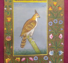 Load image into Gallery viewer, Courage Eagle Bird on Paper Indian Miniature Painting - ArtUdaipur