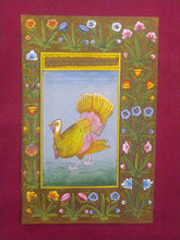Load image into Gallery viewer, Hand Painted Exotic Bird Miniature Painting India Artwork Fine Art - ArtUdaipur