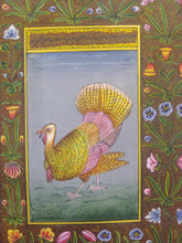 Load image into Gallery viewer, Hand Painted Exotic Bird Miniature Painting India Artwork Fine Art - ArtUdaipur