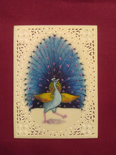 Load image into Gallery viewer, Beautiful Peacock Bird Birds Blue Scheme Famous Artist Art - ArtUdaipur